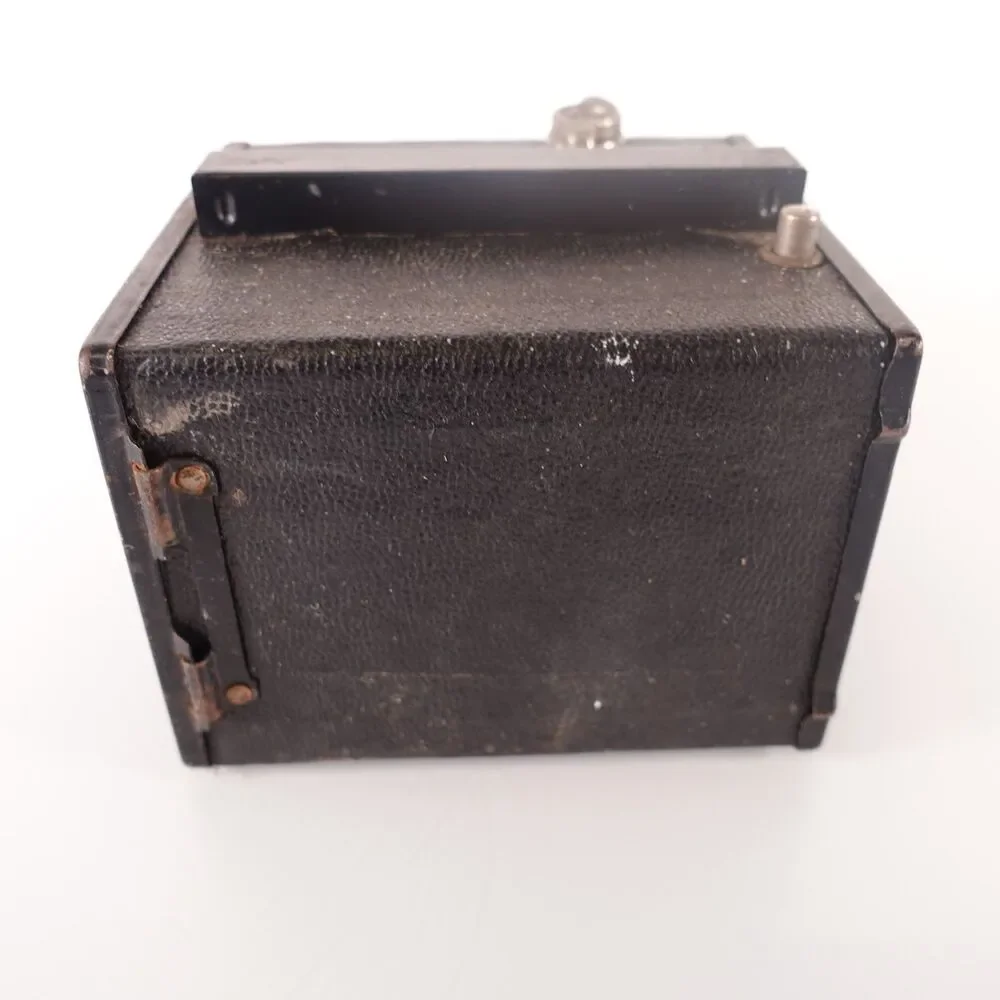 Vintage Ansco Shur-Flash Box Camera Binghamton NY Art Deco Style Not Tested